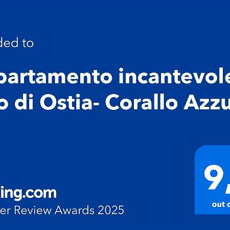 Appartamento Incantevole Lido Di Ostia- Corallo Azzurro Exterior photo